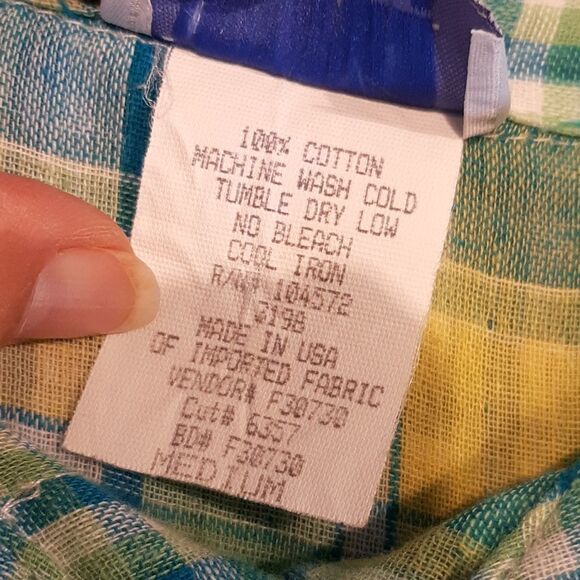 BFA Classics Plaid Cotton shirt sz.M - Picture 5 of 8